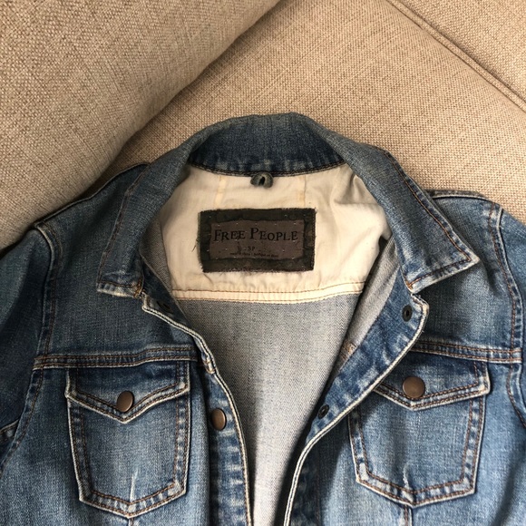 Free People Jackets & Blazers - Free People Jean Jacket